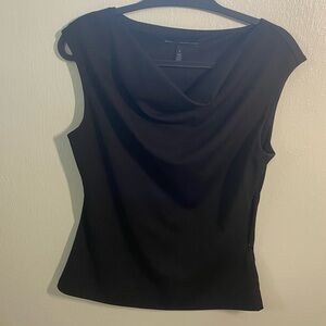 White House Black Market Tops | black scoop neck sleeveless top